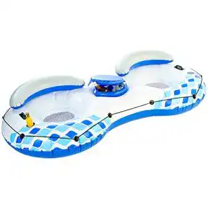 Badeinsel infactory schwimmring 2 personen 2 personen poolbar