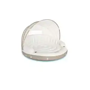 Badeinsel intex 58292eu aufblasbare lounge liegeinsel canopy