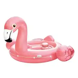 Badeinsel intex luftmatratze flamenco 4 gigante pink