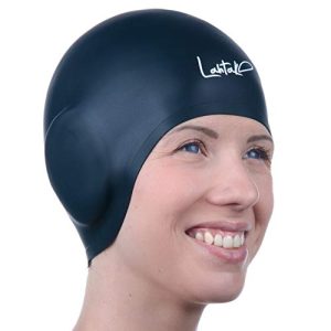 Cuffia da nuoto Lahtak protezione uditiva 3D, cuffia da nuoto, da donna e da uomo