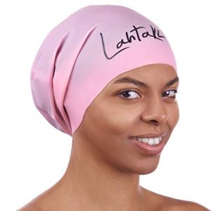 Bonnet de bain Lahtak silicone imperméable, bonnet de bain