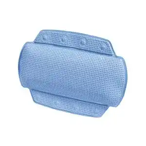 Badewannenkissen spirella alaska hellblau mit 8 saugnaepfen