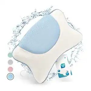 Badewannenkissen vesta m blau perfekte passform fuer nacken