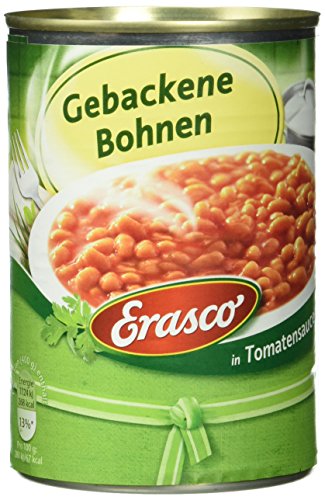 Baked Beans Erasco Gebackene Bohnen in Tomatensauce, 6er