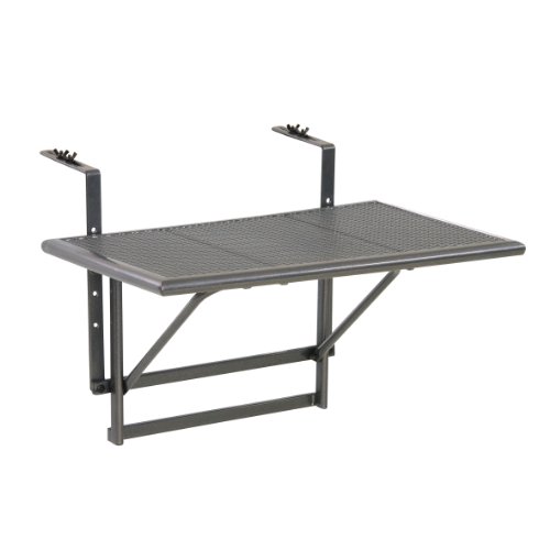 Balcony hanging table Greemotion Toulouse in anthracite grey