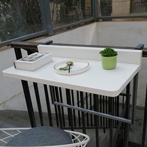 Mesa suspensa para varanda ZYFA mesa dobrável para exterior mesa para varanda