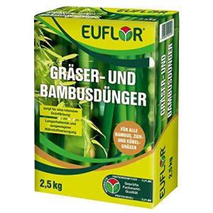 Fertilizante de bambu Euflor gramíneas e 2,5 kg, orgânico-mineral