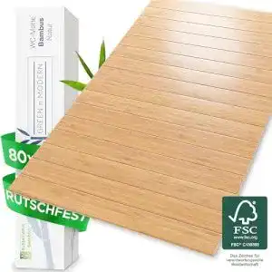 Bambusteppich greennmodern badematte aus bambus
