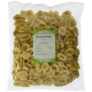 Chips di banana Naturix24 non zuccherate, sacchetto, 3 x 500 g
