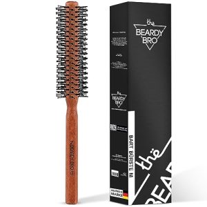 Brosse à barbe The Beardy Bro ® brosse ronde à barbe pour hommes, style barbe