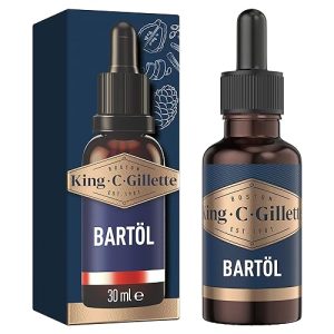 Óleo para Barba King C. Gillette Cuidados para Barba e Rosto (30 ml)