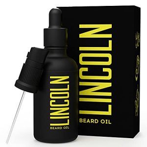 Huile à barbe LINCOLN hommes à l'huile d'argan – 50ml – huile de soin de barbe