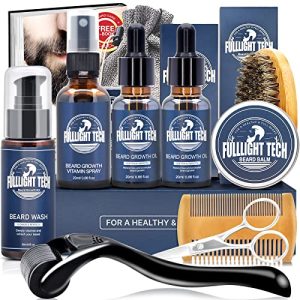 Conjunto de cuidados para barba Conjunto de cuidados para barba FULLLIGHT TECH, produto para crescimento de barba