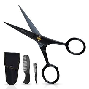 Ontaki Professional Beard Scissors made of German steel, 12,7 cm