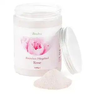 Basenbad amaiva naturprodukte rose 1 200g basisches badesalz
