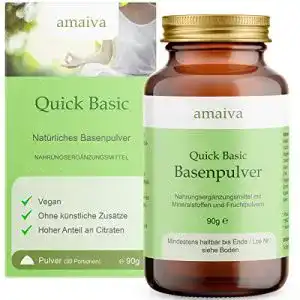 Basenpulver amaiva naturprodukte quick basic mit citraten