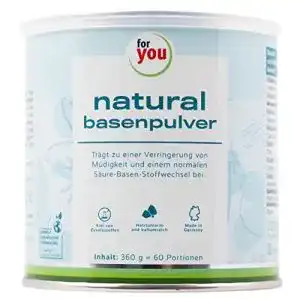 Basenpulver for you natural getraenkepulver gegen uebersaeuerung