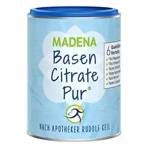 Basenpulver madena basencitrate pur nach apotheker rudolf keil