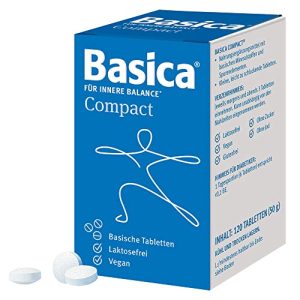 Temel tabletler Basica Kompakt, pratik alkalin tabletler