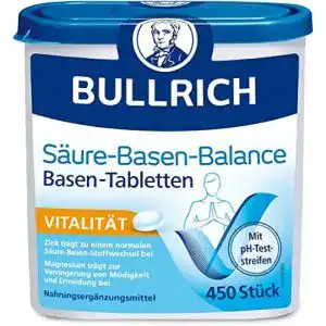 Basentabletten bullrich saeure basen balance 450 stueck m zink