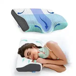 Bauchschlaeferkissen derila memory foam kissen kopfkissen