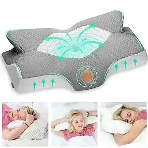Bauchschlaeferkissen elviros orthopaedisches kissen memory foam