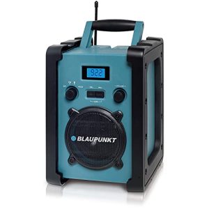 Blaupunkt BSR 20 byggplatsradio med batteri – bärbar radio