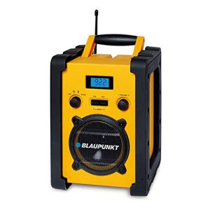 Bouwplaatsradio Blaupunkt BSR 682 werkt op batterijen – draagbaar
