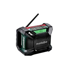 Byggplatsradio metabo batteri R 12-18, DAB+, Bluetooth, LCD