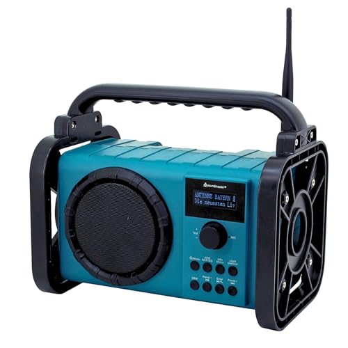 Construction site radio Soundmaster DAB80 with DAB+ FM Bluetooth