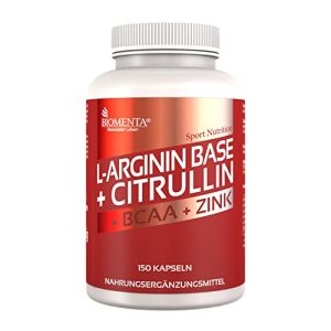BCAA BIOMENTA L-Arginin + Citrulin – 150 kapslí