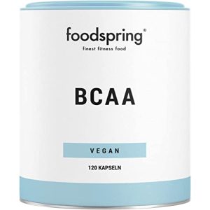 Cápsulas BCAA foodspring, 120 peças, vegano