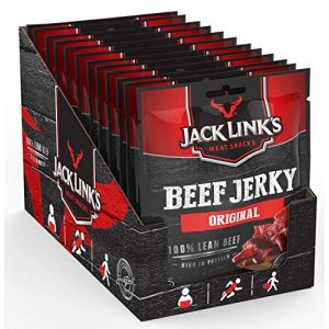 Beef Jerky Jack Link's Original, pack de 12 (12 x 70g) haute qualité