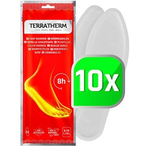 Oppvarmede såler TerraTherm sålevarmere 10 par S