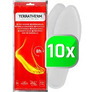 Beheizbare sohlen terratherm sohlenwaermer 10 paar s