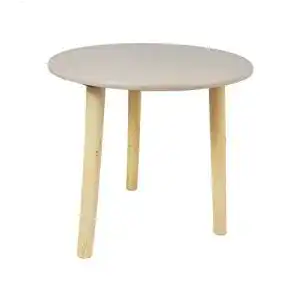 Beistelltisch spetebo deko holz tisch 30x30 cm farbe taupe
