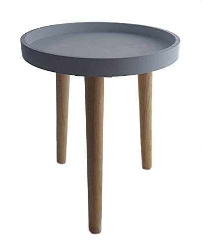 Beistelltisch Spetebo Deko Holz Tisch 36x30 cm, grau, klein - beistelltisch spetebo deko holz tisch 36x30 cm grau klein