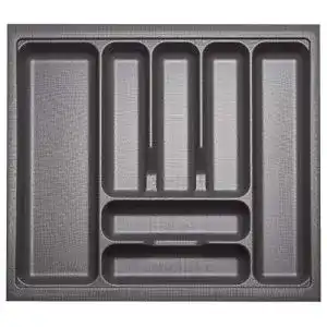 Besteckeinsatz orga box 519 x 473 oriongrau mit perlstruktur