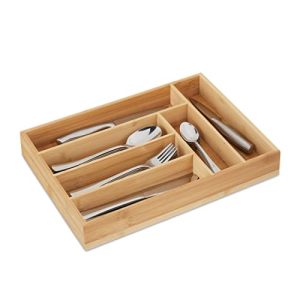 Cutlery insert Relaxdays cutlery tray, drawer insert