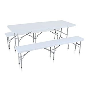 Beer tent set Strattore buffet table made of plastic 2X beer bench