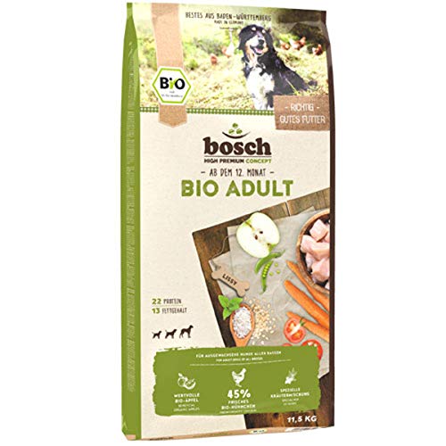 Bio-Hundefutter bosch Tiernahrung HPC BIO Adult Hühnchen - bio hundefutter bosch tiernahrung hpc bio adult huehnchen