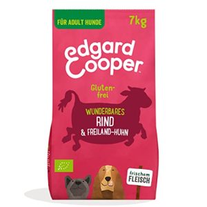 Ração orgânica para cães Edgard & Cooper ração seca para cães orgânica