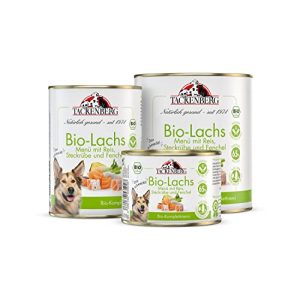 Bio-Hundefutter Tackenberg Bio-Lachs mit Reis & Fenchel