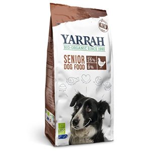 Ekologiskt hundfoder Yarrah hundfoder, senior, kyckling, 2 kg