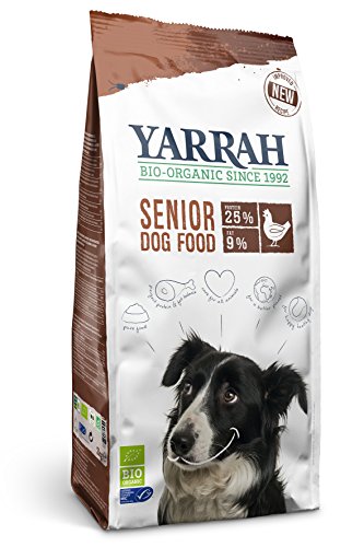 Ekologiskt hundfoder Yarrah hundfoder, senior, kyckling, 2 kg