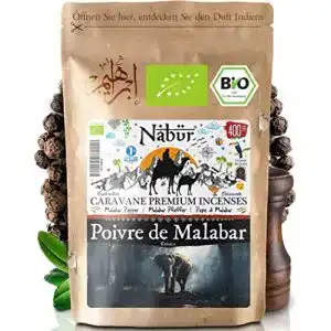 Bio pfeffer nabuer bio malabar schwarzer pfeffer 400g ganz