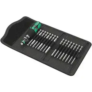 Bithalter wera kraftform kompakt 60 17 teilig schwarz