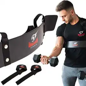 Bizeps isolator armageddon sports arm blaster curl bonus