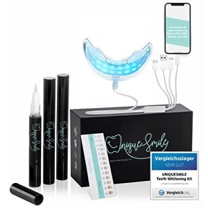 Bleaching-Set UniqueSmile Hochwertiges Teeth whitening Kit - bleaching set uniquesmile hochwertiges teeth whitening kit
