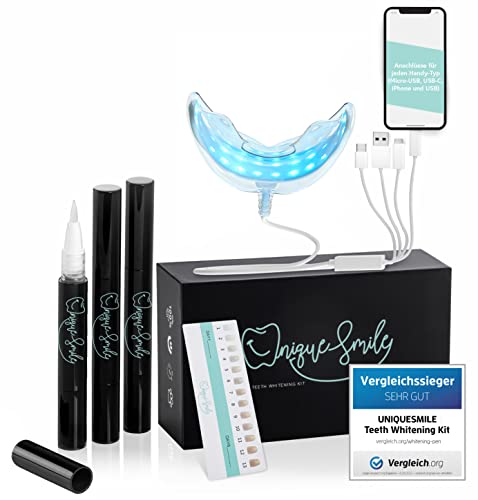 Bleaching-Set UniqueSmile Hochwertiges Teeth whitening Kit